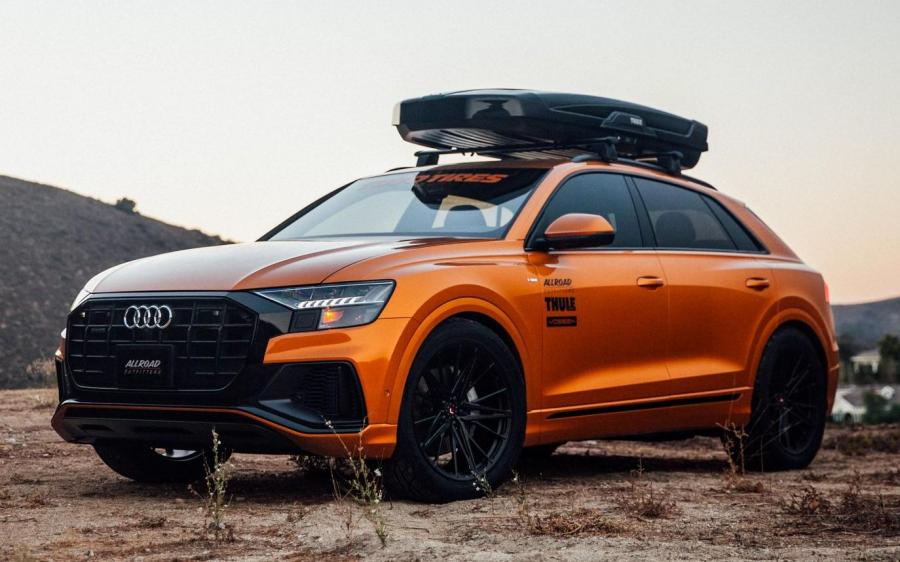 Audi Q8 55 TFSI Quattro S-Line on Vossen Wheels (M-X6) '2018